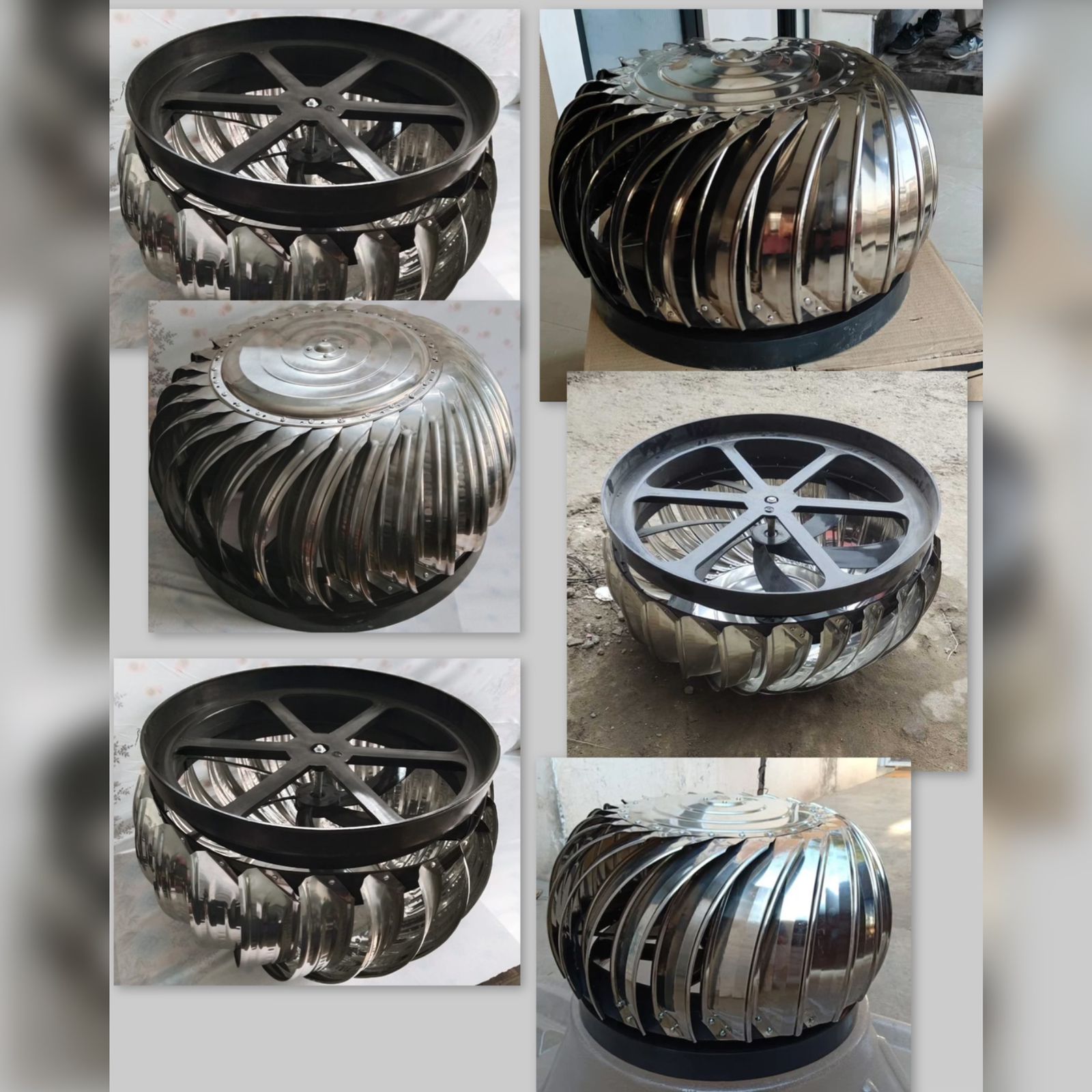 PP SS Bearing 21 Inch Roof Top Air Ventilator